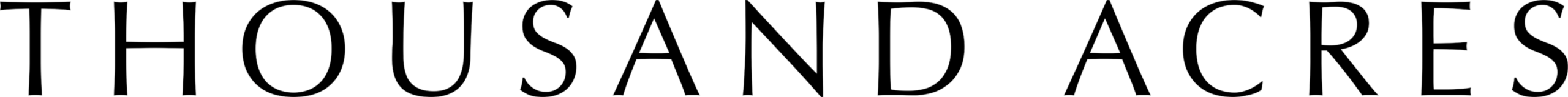 Thousand Acres Distilling Co. Logo